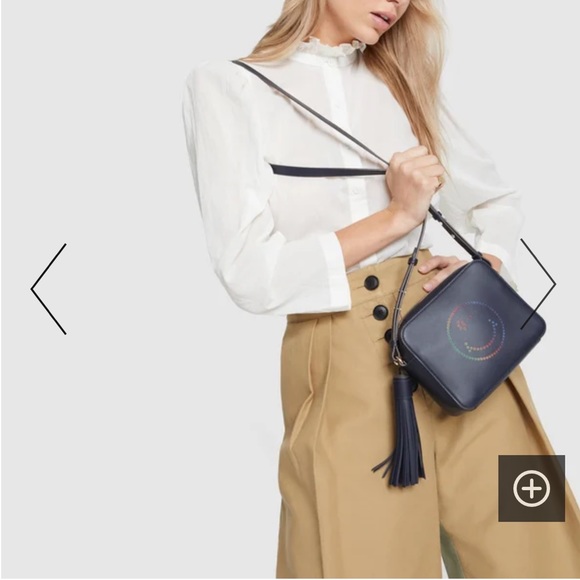 Anya hindmarch navy smile bag - Picture 2 of 5